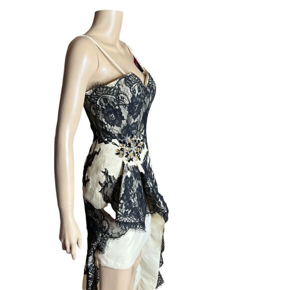 NWT Terani Couture Lace Sweetheart Gown Prom - Picture 5 of 16